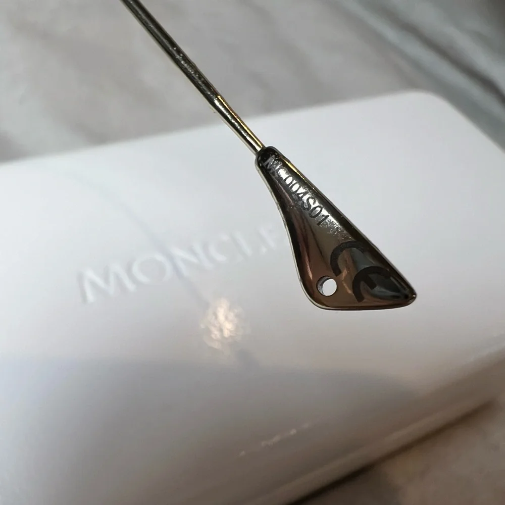 Moncler Black Aviator Sunglasses with White Case - Picture 3 of 9